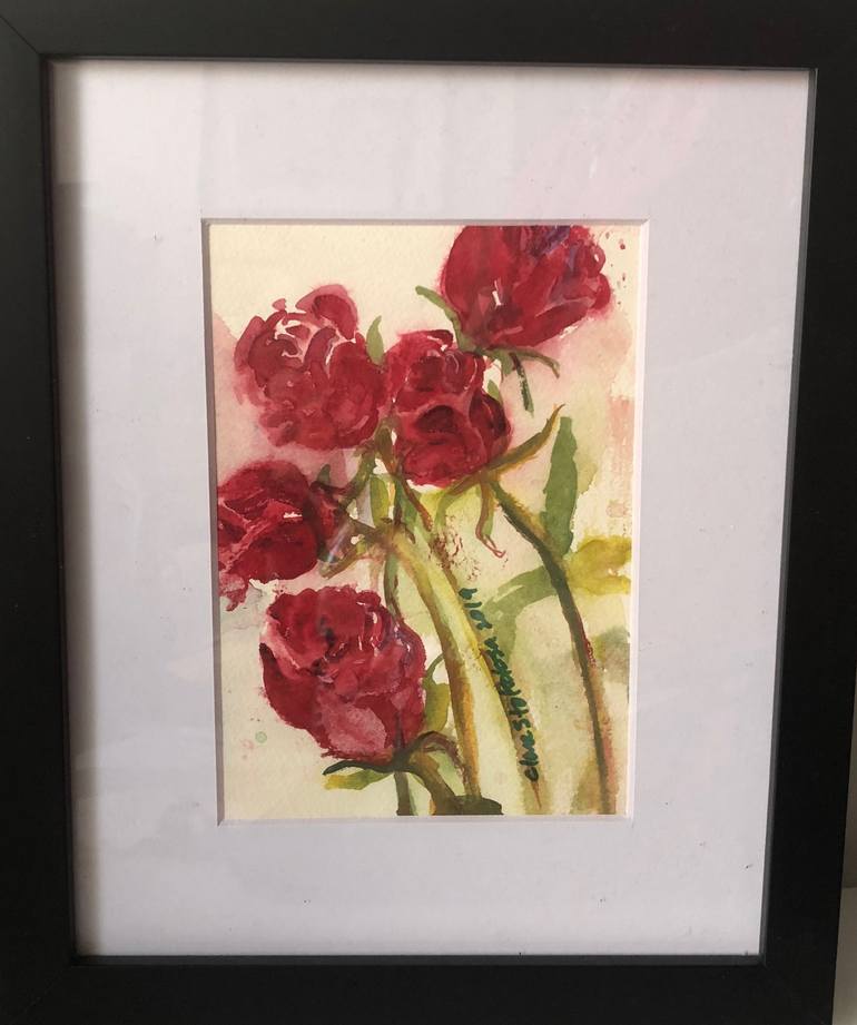 Original Fine Art Floral Painting by Clare Stokolosa