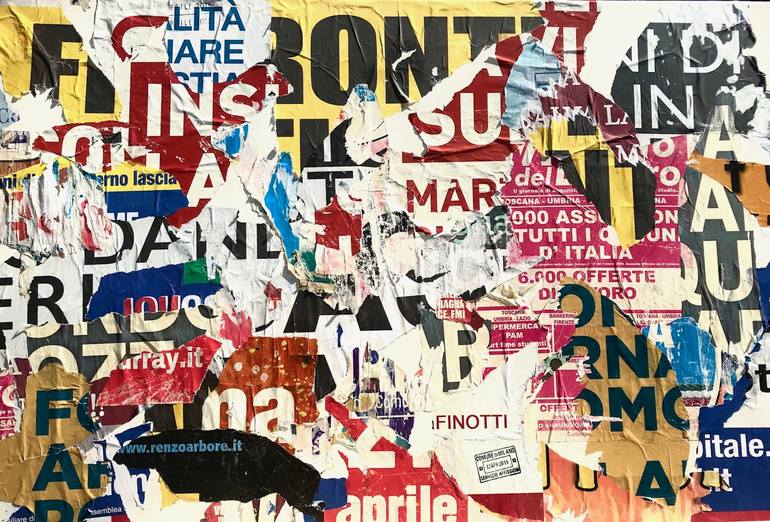 Italia 18 Collage By Ian Ritchie Saatchi Art