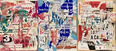 Saatchi Art Artist Ian Ritchie; Collage, “Palermo. Napoli. Firenze.” #art