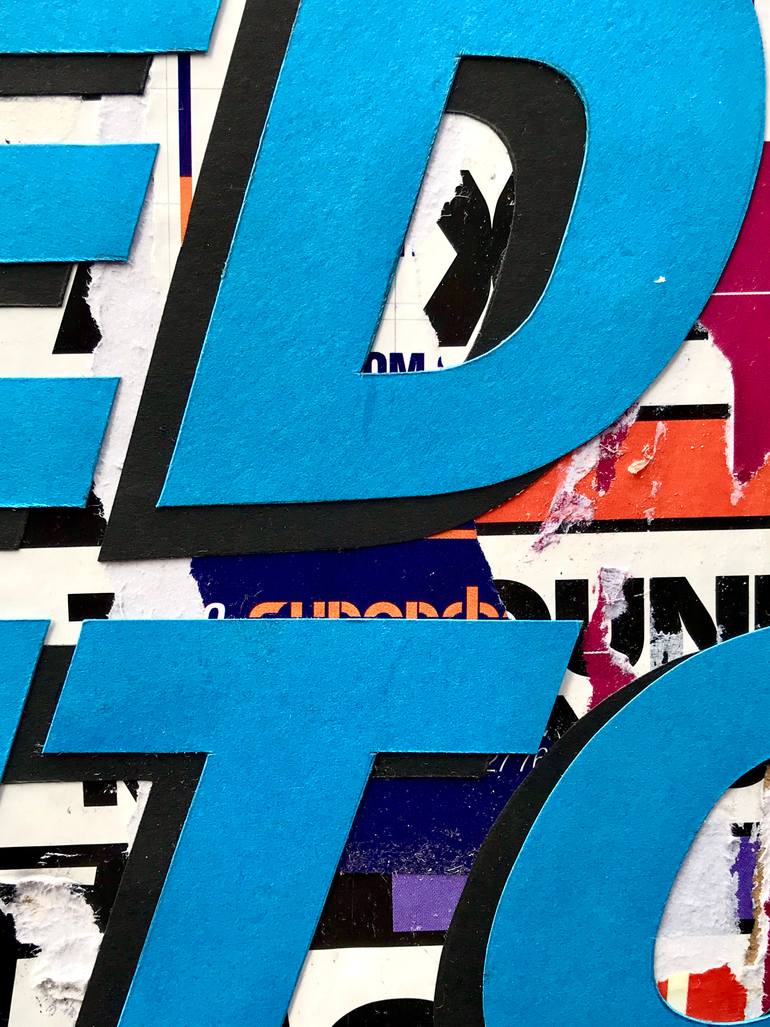 Original Modernism Abstract Collage by Ian Ritchie
