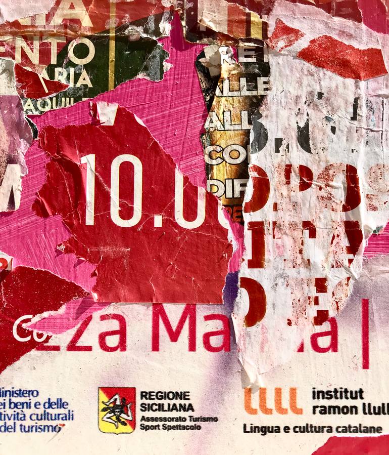 Original Abstract Travel Collage by Ian Ritchie