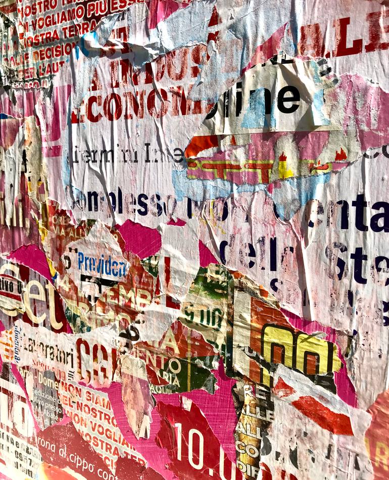 Original Abstract Travel Collage by Ian Ritchie