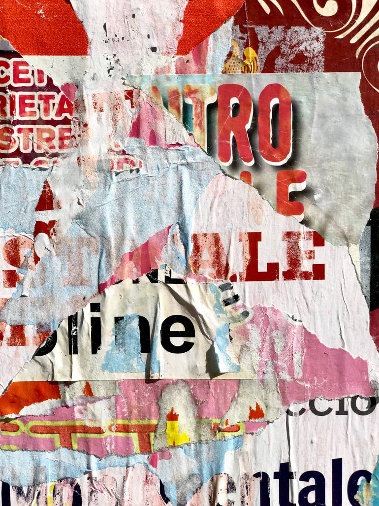 Original Abstract Travel Collage by Ian Ritchie