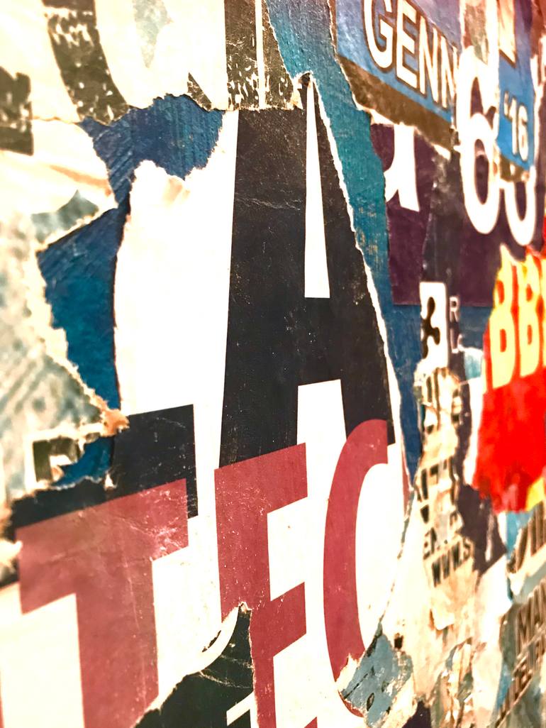 Original Abstract Expressionism Abstract Collage by Ian Ritchie