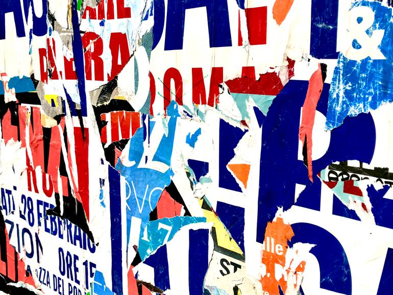 Original Abstract Expressionism Abstract Collage by Ian Ritchie