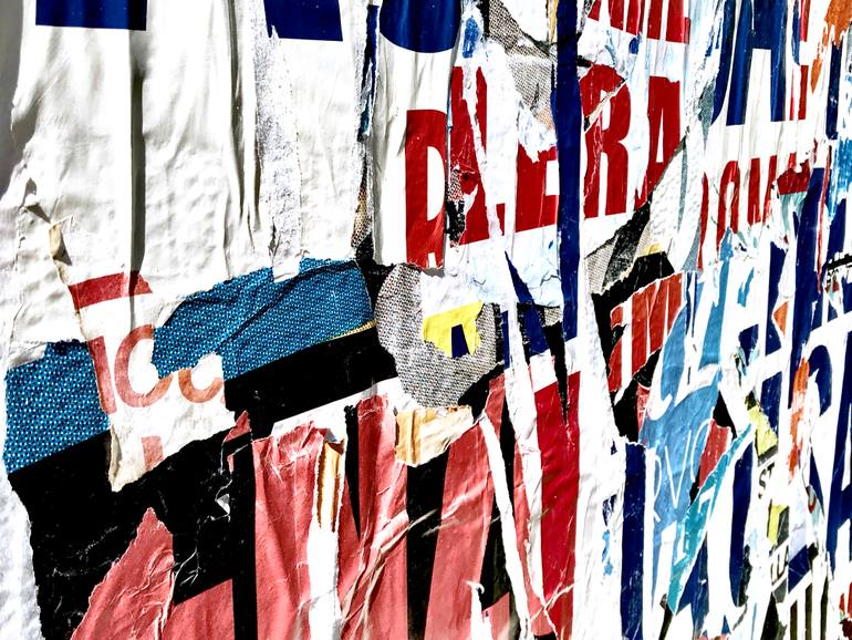 Original Abstract Expressionism Abstract Collage by Ian Ritchie