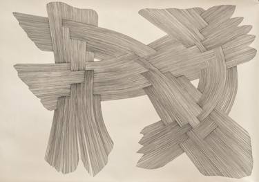 Original Abstract Drawing by Tom McHale