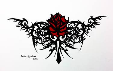 Tribal Rose Ink Design thumb