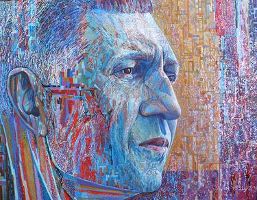 Original Abstract Portrait Paintings by Alexander Ossipov