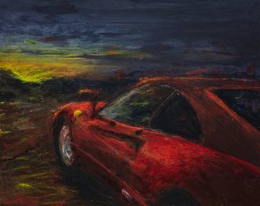 Print of Impressionism Automobile Paintings by Simon Haener