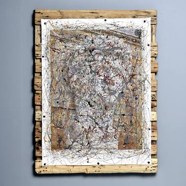 Saatchi Art Artist Denis Defrancesco; Paintings, “Pollock à Rome (Bipolarity) by Denis Defrancesco.” #art