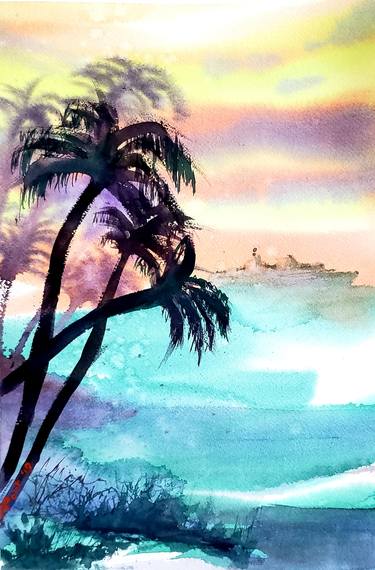 Original Seascape Painting by Alexander Portnyagin