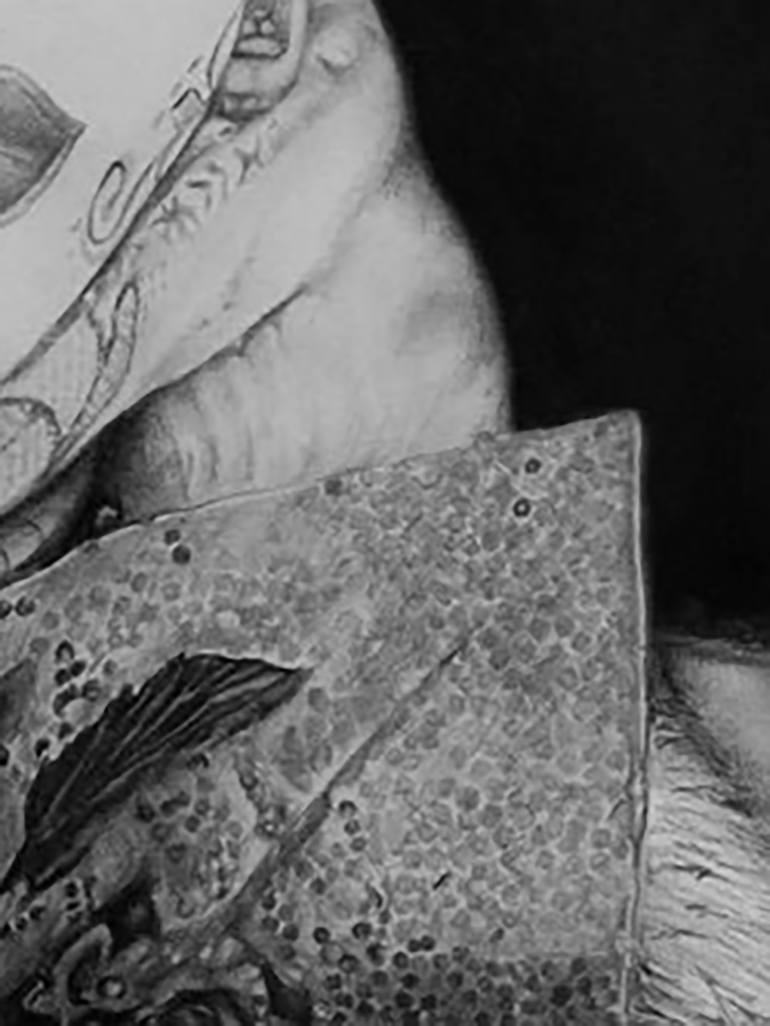 Original Figurative Fantasy Drawing by Tinatin Sanikidze