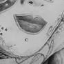 Lips and face detail