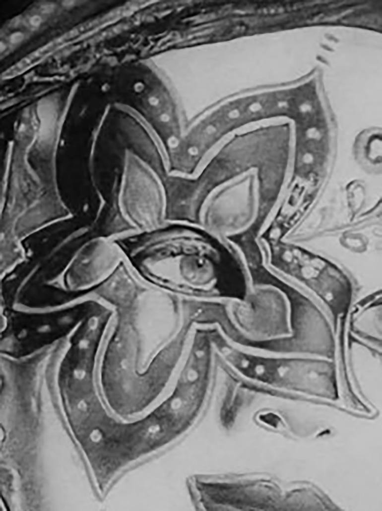 Original Figurative Fantasy Drawing by Tinatin Sanikidze