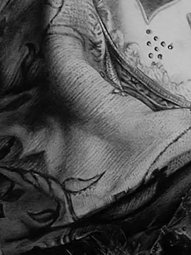 Original Figurative Fantasy Drawing by Tinatin Sanikidze