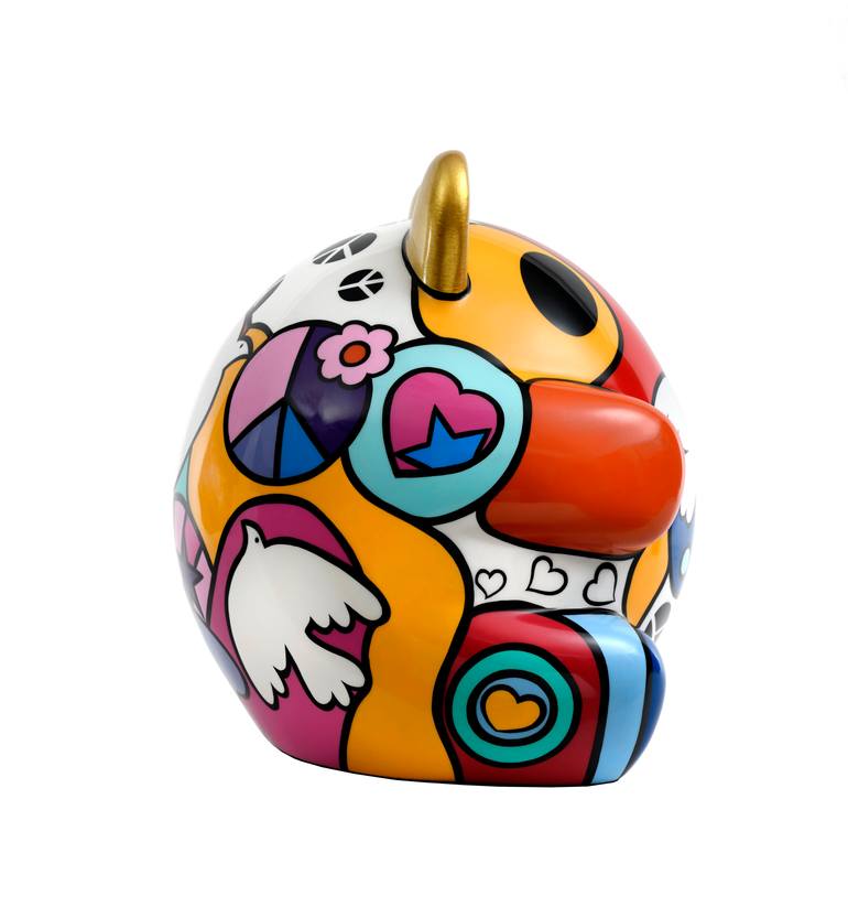 Original Figurative Animal Sculpture by Adeline Buenaventura