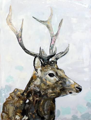 Original Figurative Animal Paintings by Gavin O'Donoghue