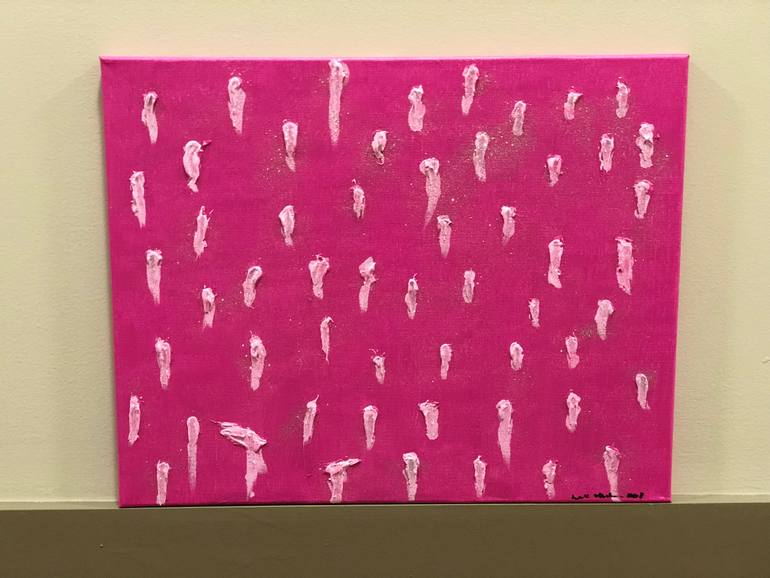Original Abstract Expressionism Abstract Painting by Natalie Michnya