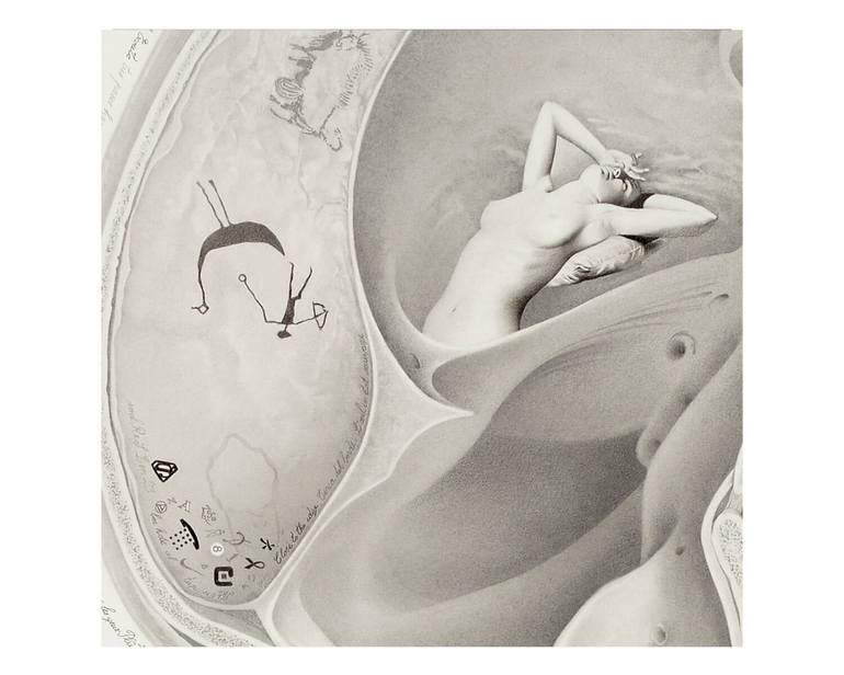 Original Conceptual Body Drawing by Oscar Larroca