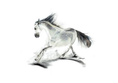 Print of Figurative Horse Drawings by Jo McKinney
