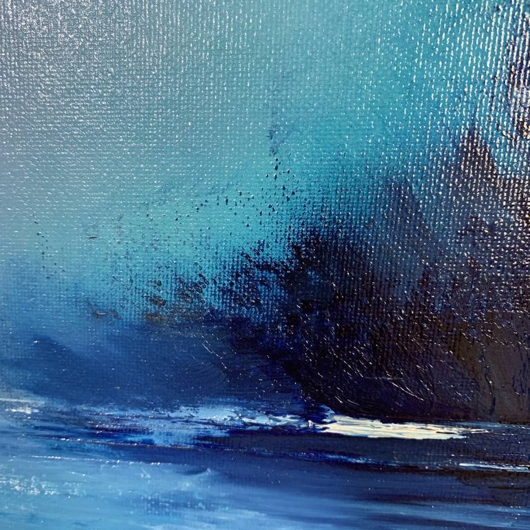 Original Abstract Seascape Painting by Jaimie Volkaerts