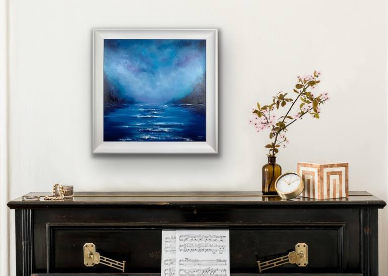 Original Abstract Seascape Painting by Jaimie Volkaerts