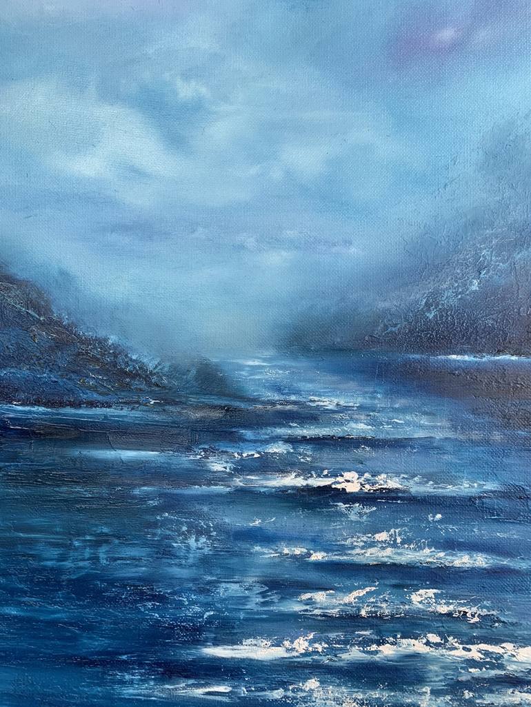 Original Abstract Seascape Painting by Jaimie Volkaerts
