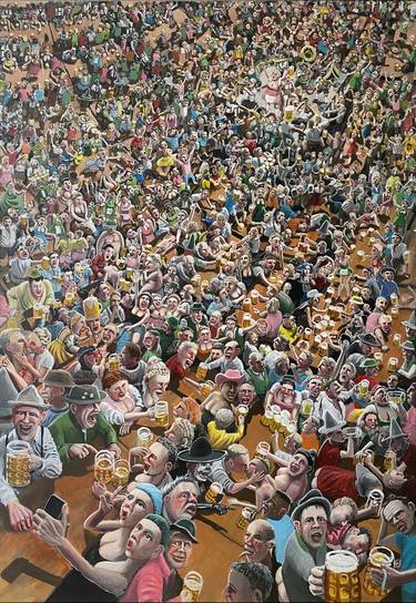 Original People Painting by Sebastian Diemer