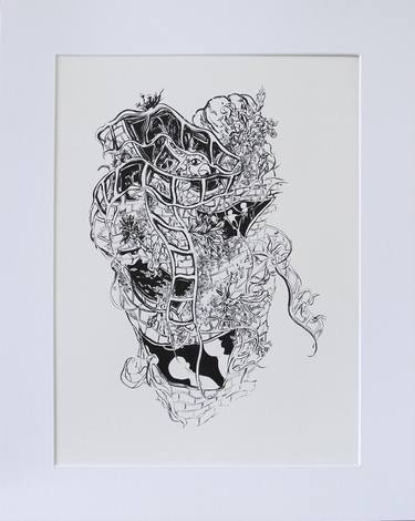 Print of Expressionism Abstract Drawings by HyeWon Yoon