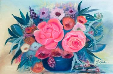 Print of Floral Paintings by Rui Parabas