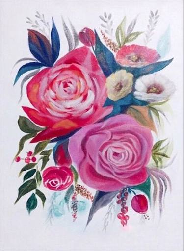 Original Floral Paintings by Rui Parabas