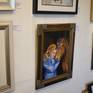 Framed on wall
