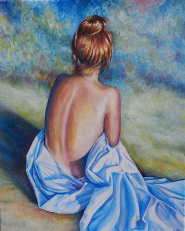 Original Impressionism Nude Paintings by Nicola Richardson