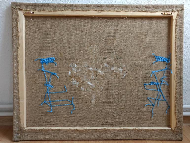 Original Figurative Family Painting by Anne Trieba