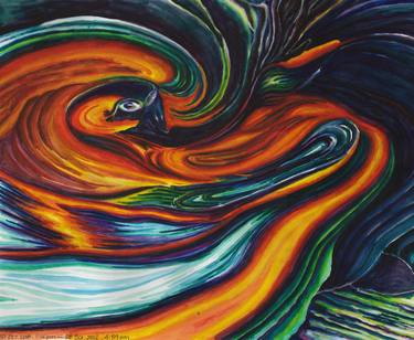 Print of Abstract Science Paintings by Tanya Gravening