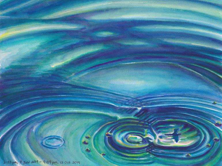 Wave Interference No. 47 Painting by Tanya Gravening | Saatchi Art