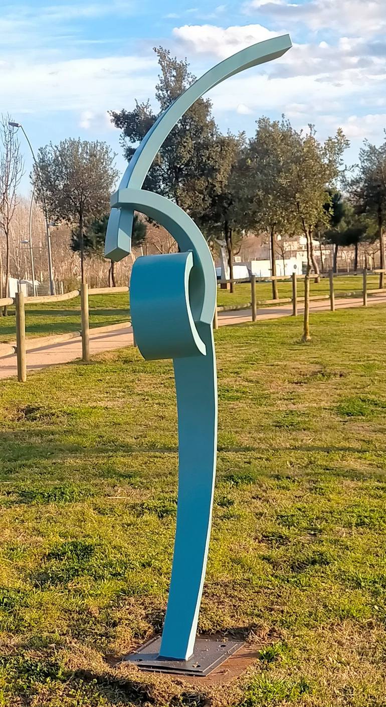 Original Abstract Sculpture by Aramis Justiz