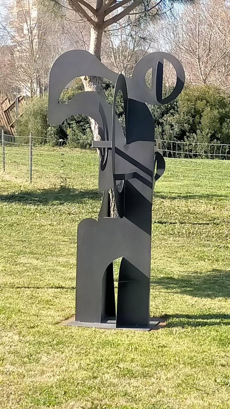 Original Abstract Sculpture by Aramis Justiz