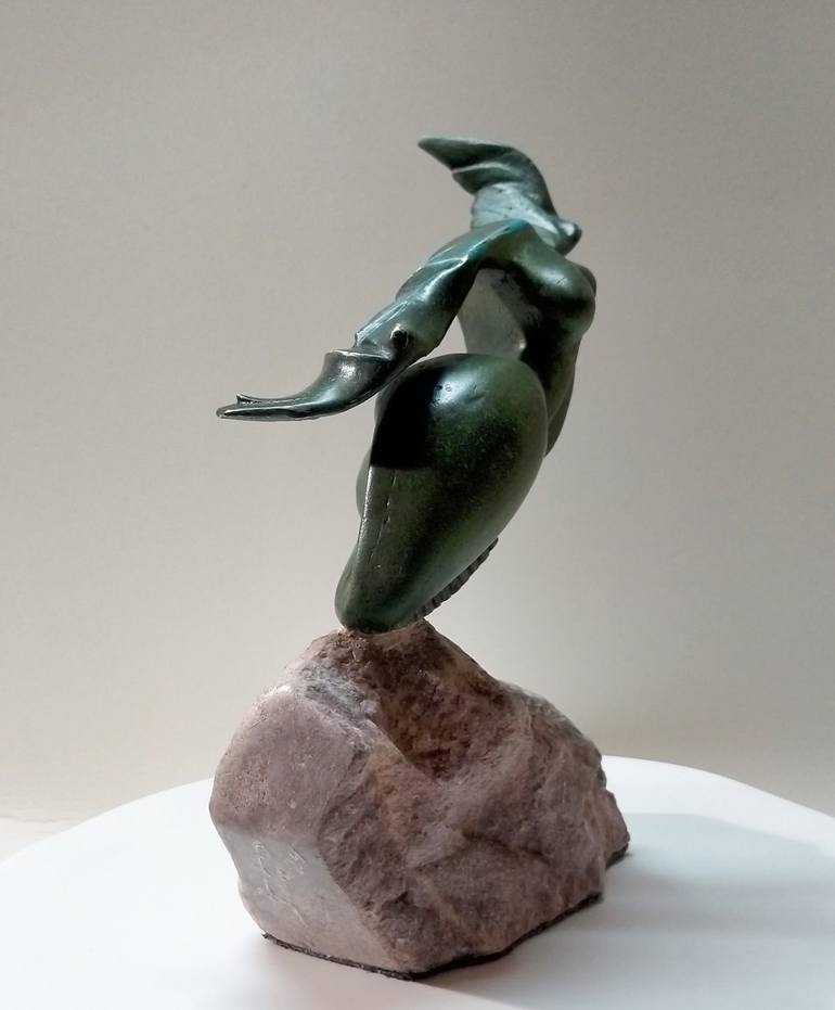 Original Figurative Fantasy Sculpture by Aramis Justiz