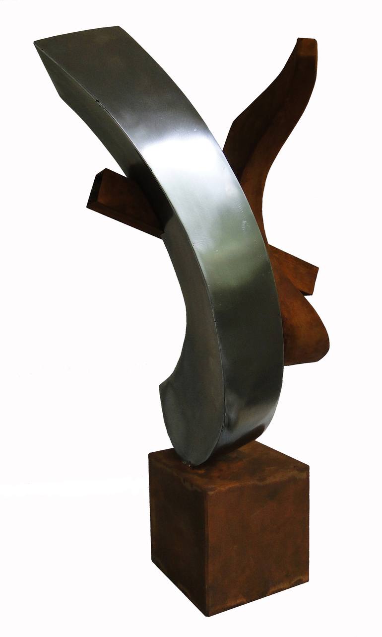 Original Abstract Sculpture by Aramis Justiz