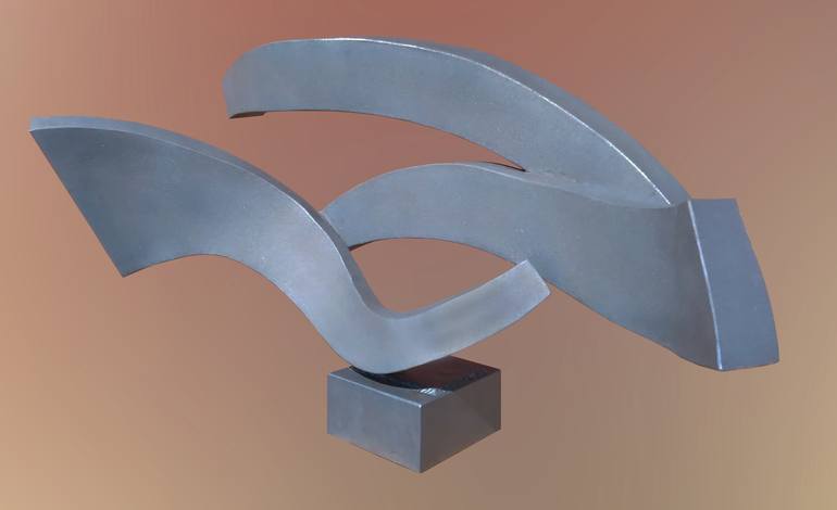 Original Abstract Sculpture by Aramis Justiz