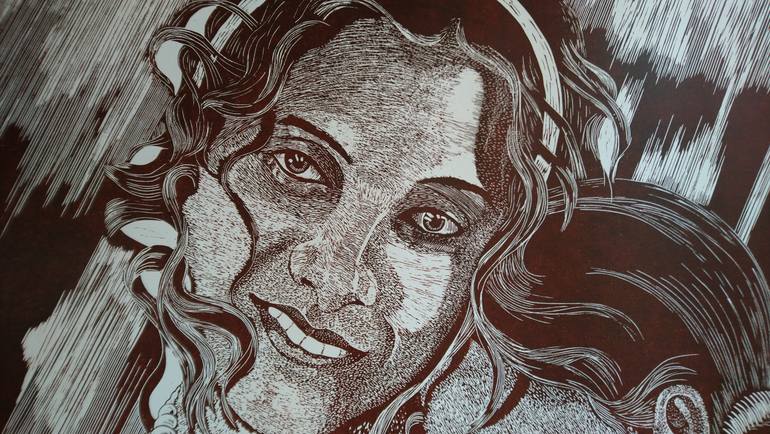 Original Figurative Family Printmaking by Aramis Justiz