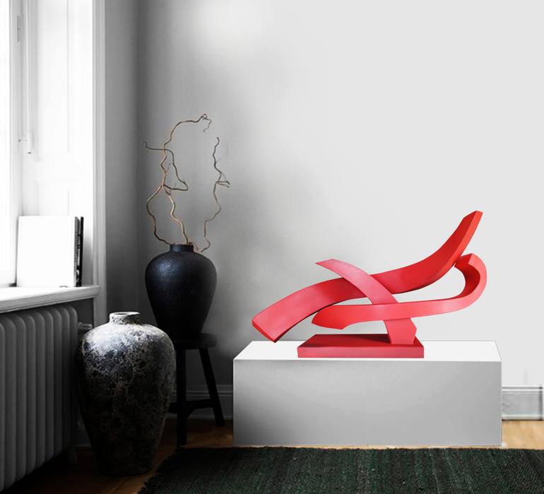 Original Conceptual Abstract Sculpture by Aramis Justiz