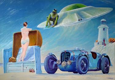 Original Car Paintings by Krzysztof Tanajewski