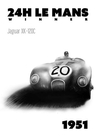 Jaguar XK-120C, Winner 24 heures du Mans 1951 thumb