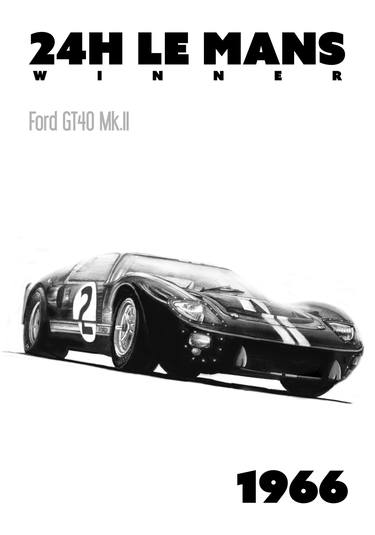 Ford GT40 Mk. II,  Winner 24 heures du Mans 1966 thumb