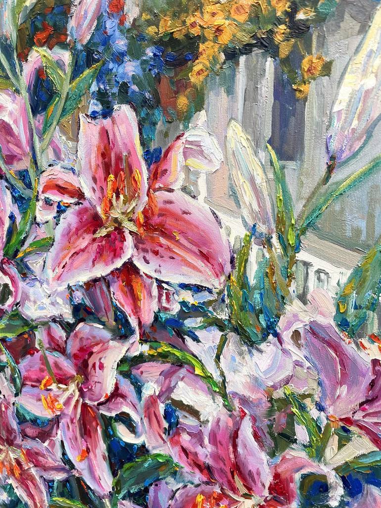 Original Floral Painting by Eugene Chernyakovsky