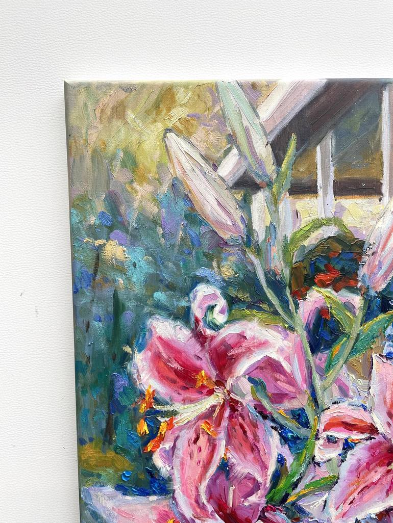 Original Floral Painting by Eugene Chernyakovsky