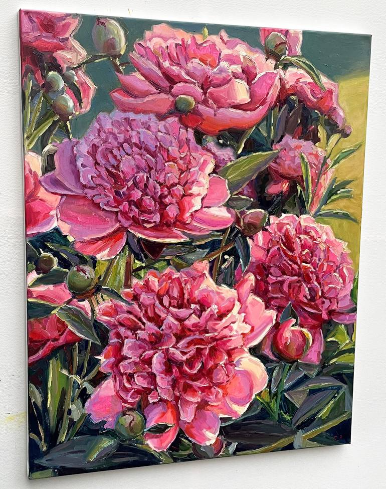 Original Floral Painting by Eugene Chernyakovsky